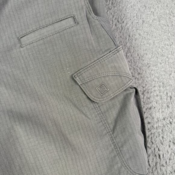 5.11 Tactical Stryke Pants Mens 34x30 Gray Stretch Cargo Work Wear 74369 - Picture 2 of 10